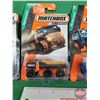 Image 4 : Matchbox (5) : On A Mission (c.2013 Mattel) - Travel tracker - Terrainiac - Rumble Raider - Vantom -