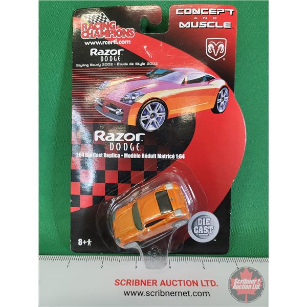 Racing Champions : Concept And Muscle - Razor Dodge (c.2002 RC Ertl)  (SEE PICS!)