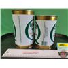 Image 2 : Quaker State Super Blend (2) : Oil Cans (Both Full) (Tallest Measures 6-1/2"H x 4" Dia)  (SEE PICS!)