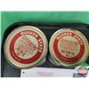 Image 5 : Quaker State Super Blend (2) : Oil Cans (Both Full) (Tallest Measures 6-1/2"H x 4" Dia)  (SEE PICS!)