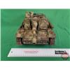 Image 8 : German Tank Model : StuG III Assault Gun WWII (Scale 1:18) (Measures 6"H x 16"L x 7-1/2"W) (Plastic)