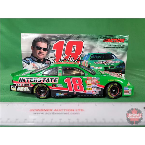 Diecast Race Car : NASCAR : Action : #18 Bobby Labonte (Scale 1:24) (Box Measures: 3-1/2"H x 10"W x 
