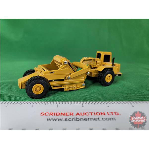 Diecast Construction Toy : CAT 613C Scraper (ERTL) (Scale 1:64) (SEE PICS!)  (Preview will be by App