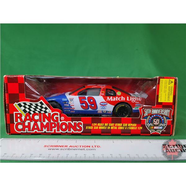 Diecast Race Car : NASCAR : Racing Champions : #59 Robert Presley (Scale 1:24) (Box Measures: 3-1/2"