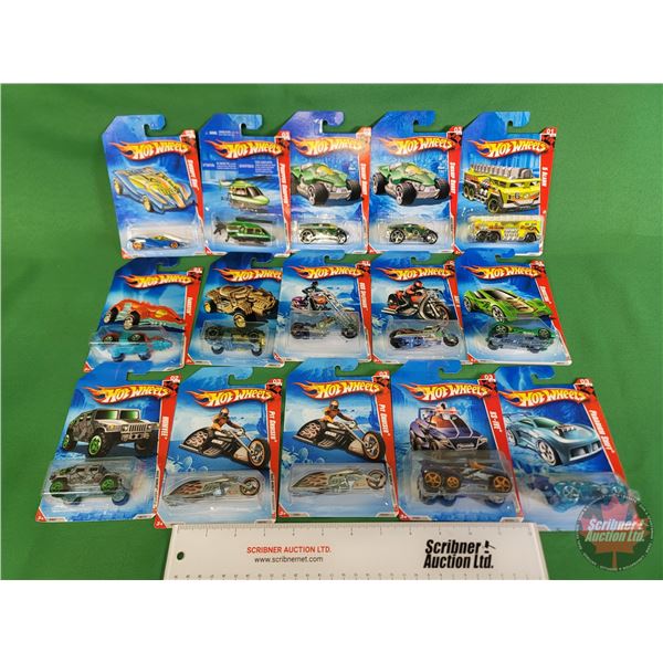 Hot Wheels (15) : Race World Highway (c.2009 Mattel) - Humvee - Pit Cruiser - Propper Chopper - Swoo