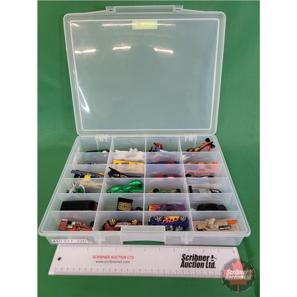 Hot Wheels (24) :  Variety (In Plastic Organizer)  (SEE PICS!)