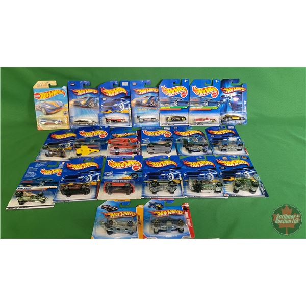 Hot Wheels (21) : Variety (Mattel) - Fast Master - Audi Avus - Street Beast - Flat 500C - Power Pipe