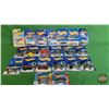 Image 1 : Hot Wheels (21) : Variety (Mattel) - Fast Master - Audi Avus - Street Beast - Flat 500C - Power Pipe