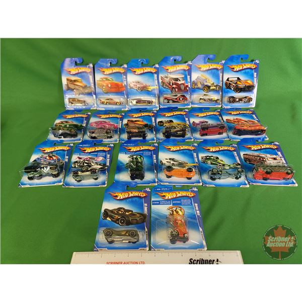 Hot Wheels (20) : Variety (c.2009 Mattel) - Midnight Otto - At-A-Tude - Night Burner - Duel Fueler -