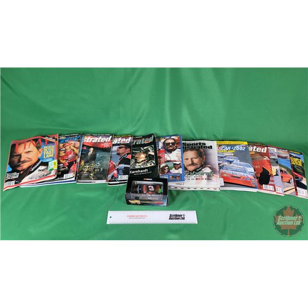 Variety Magazines (20) & Diecast Car : - Majority NASCAR & Dale Earnhardt Theme - #3 Dale Earnhardt 