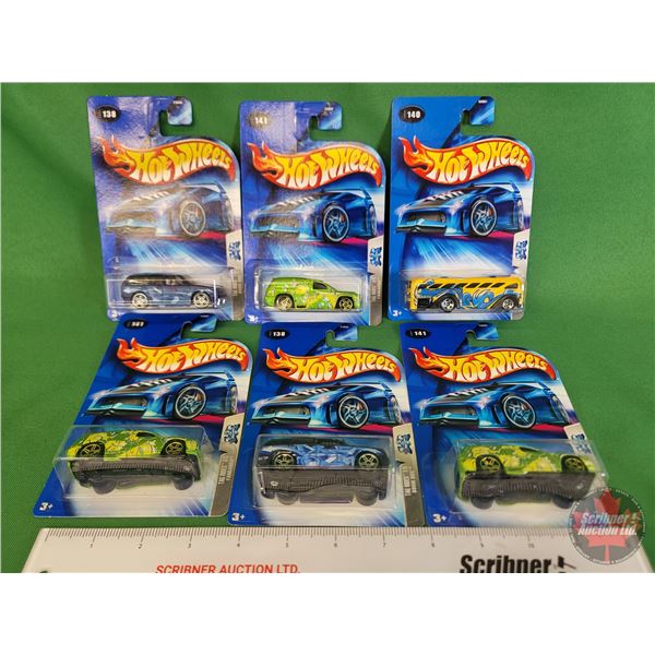 Hot Wheels (6) : Tag Rides (c.2003 Mattel) - Boom Box - Fandango - Cool Bus  (SEE PICS!)