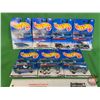 Image 1 : Hot Wheels (7) : (c.1998 Mattel) - Pontiac Rageous - Flat Out - Way 2 Fast - Semi-Fast - Mercedes 50
