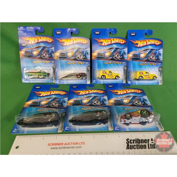 Hot Wheels (7) : Asphalt Jungle (c.2004 Mattel) - Low Flow - Anglia Panel - Deora  (SEE PICS!)