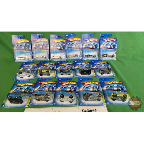 Hot Wheels (16) : Drop Tops (Mattel) - 1963 Corvette Sting Ray - Dodge Super 8 Hemi - Flattery - Dro