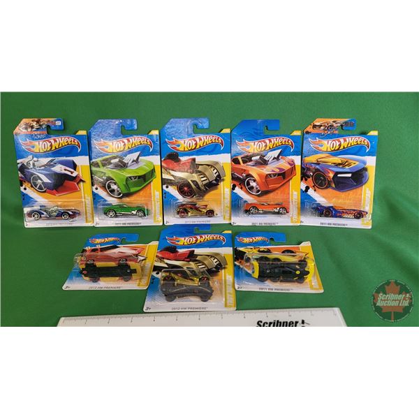 Hot Wheels (8) : Variety (c.2010/2011 Mattel) - 2012 HW Premiere - 2011 HW Premiere  (SEE PICS!)