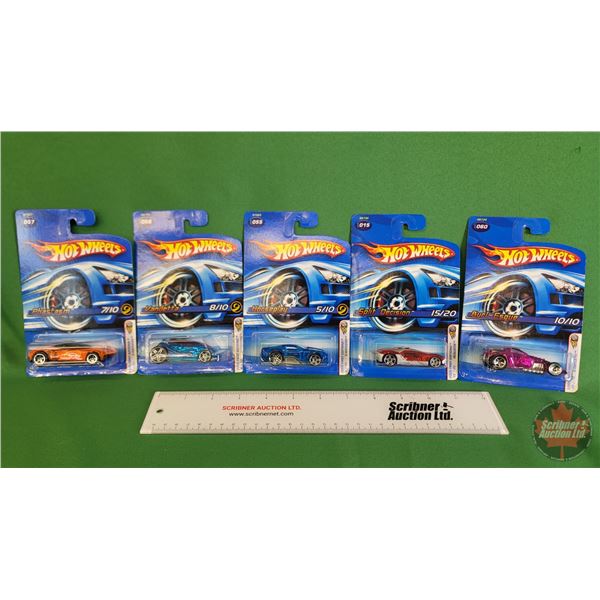 Hot Wheels (5) : 2005 First Edition - X-Raycers (c.2005 Mattel) - Phastasm - Vandetta - Horseplay -