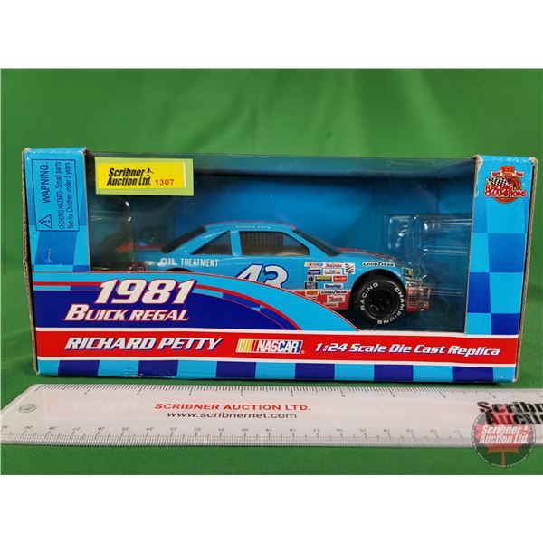 Diecast Race Car : NASCAR : Racing Champions : #43 Richard Petty : 1981 Buick Regal Limited Edition 