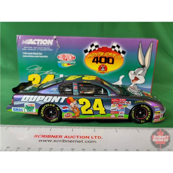 Diecast Race Car : NASCAR : Action : #24 Jeff Gordon (Scale 1:24) (Box Measures: 3-1/2"H x 10"W x 4-