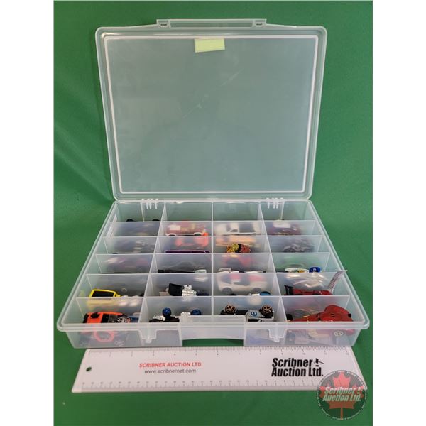 Hot Wheels (24) :  Variety (In Plastic Organizer)  (SEE PICS!)