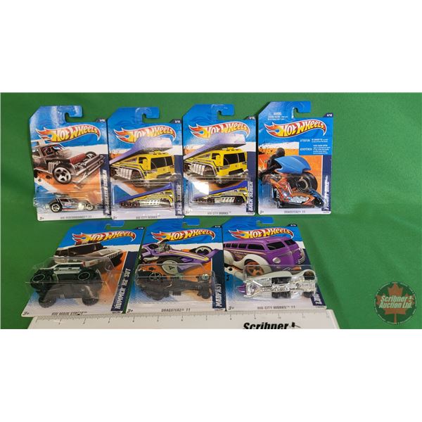 Hot Wheels (7) : Variety (Mattel) - AMC Grease Gremlin - Back Slider - Hummer H2 Sut - Etc!  (SEE PI