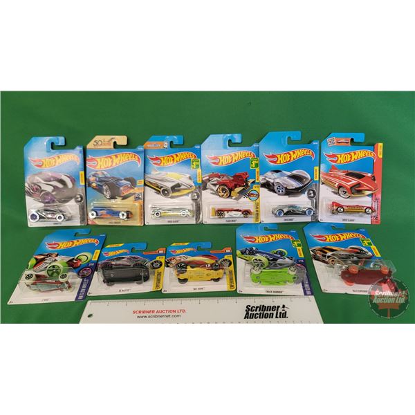 Hot Wheels (11) : Variety (Mattel) - Super Chromes - Speed slayer - Track Hammer - Blitzspeeder - El
