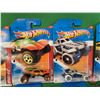 Image 3 : Hot Wheels (15) : Thrill Racers ~ Variety (Mattel) - Fast Fish - Jet Threat 3.0 - Nerve Hammer - F-R