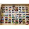 Image 14 : (3) Piece Display Cabinet (w/Plexi-Glass & Wood Doors) c/w (200) Hot Wheels (Total Outside Measures