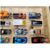 Image 7 : (3) Piece Display Cabinet (w/Plexi-Glass & Wood Doors) c/w (200) Hot Wheels (Total Outside Measures