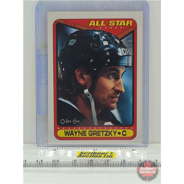 1990 O-Pee-Chee #199 Wayne Gretzky All-Star : Kings (In Card Sleeve)