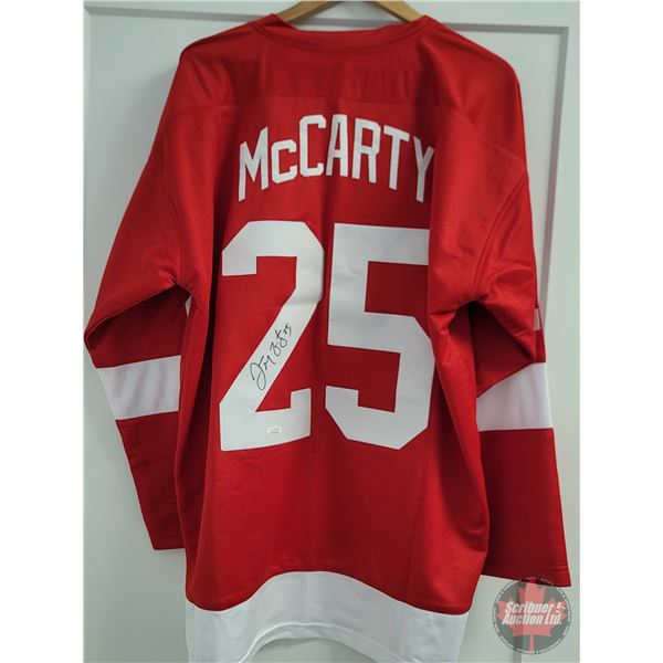 SIGNED NHL Jersey : Darren McCarty - Red Wings (Size XL) (Certified JSA #WPP852165)
