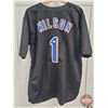 Image 1 : SIGNED Baseball Jersey : MLB Mookie Wilson - Mets (Size XL) (Certified JSA #AR79083)