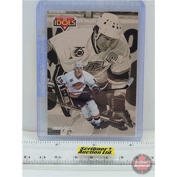 1992 Pinnacle #249 The Idols : Petr Nedved/Wayne Gretzky (In Card Sleeve)