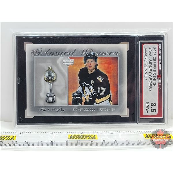 2007-08 Upper Deck #AW1 Sidney Crosby Award Winner : Penguins (Certified KSA 8.5 NMM+)