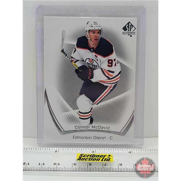 2021-22 SP Authentic #1 Connor McDavid : Oilers (In Card Sleeve)