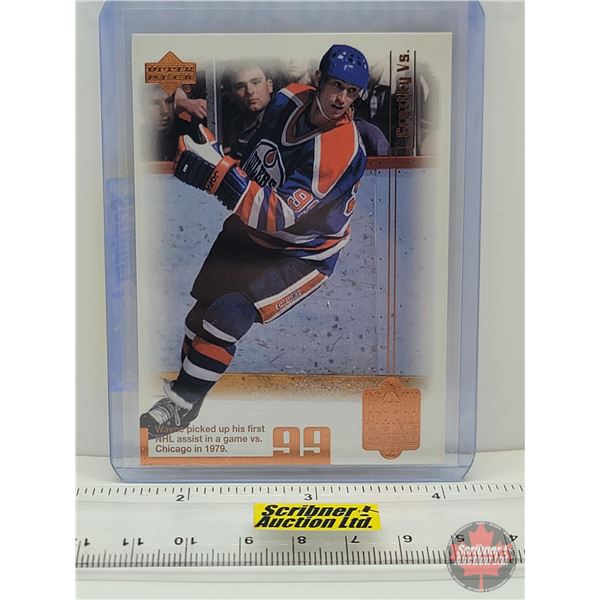 1999 Upper Deck #36 Gretzky Living Legend 99 : Oilers (In Card Sleeve)