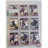 Image 10 : 1980's O-Pee-Chee Hockey Cards - Variety (7 Sheets of 9) : Oilers Incl. Jari Kurri, Mark Messier, Pa