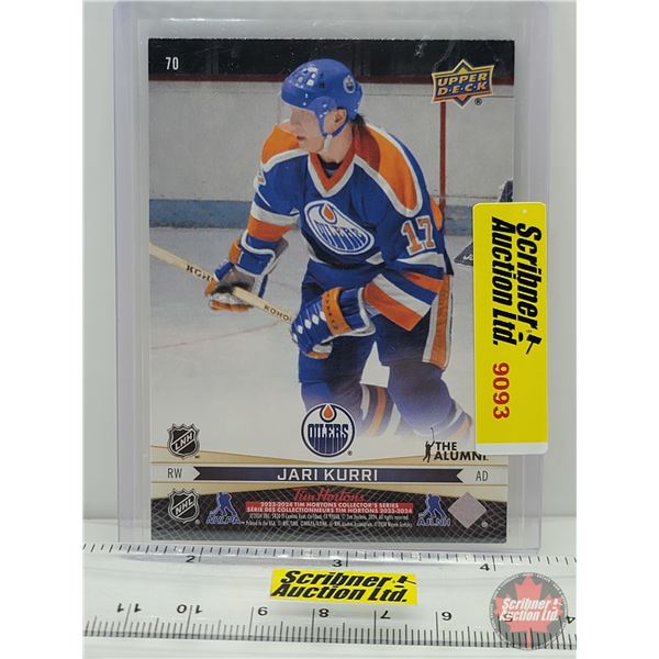 2023-2024 Upper Deck - Tim Hortons Collector's Series Jari Kurri/Wayne Gretzky : Oilers (In Card Sle