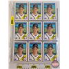 Image 2 : Sports Card Collection - Variety (4 Sheets of 9) w/ 8 x 10 Sport Photos (12) : Incl. Baseball, Footb