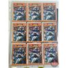 Image 6 : Sports Card Collection - Variety (4 Sheets of 9) w/ 8 x 10 Sport Photos (12) : Incl. Baseball, Footb