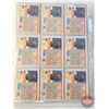 Image 7 : Sports Card Collection - Variety (4 Sheets of 9) w/ 8 x 10 Sport Photos (12) : Incl. Baseball, Footb