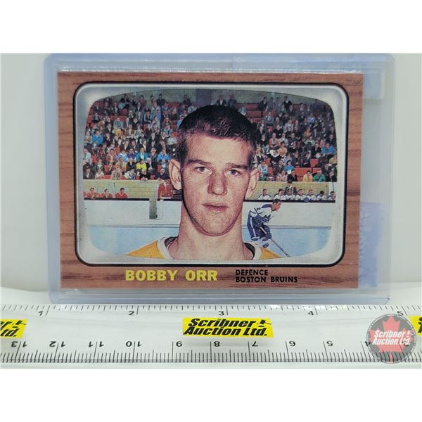 1965-66 Reprint #35 Bobby Orr Rookie : Bruins (In Card Sleeve)