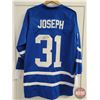 Image 1 : SIGNED NHL Jersey : Curtis Joseph - Maple Leafs (Size XL) (Certified JSA #WA306293)