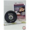 Image 1 : SIGNED NHL Puck : Grant Fuhr - Oilers (Certified JSA #WIT697361)