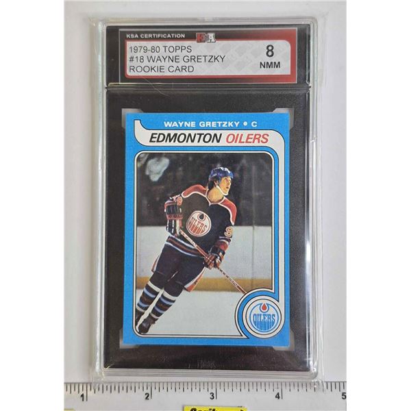 1979-80 Topps : Wayne Gretzky - Oilers "Rookie Card" (Certified : Grade 8NMM : KSA #50592817)