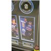 Image 3 : EDMONTON OILERS RETIRED NUMBERS : (7) Banner Images & Engraving - Al Hamilton #3 - Wayne Gretzky #99