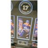 Image 7 : EDMONTON OILERS RETIRED NUMBERS : (7) Banner Images & Engraving - Al Hamilton #3 - Wayne Gretzky #99