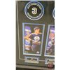 Image 8 : EDMONTON OILERS RETIRED NUMBERS : (7) Banner Images & Engraving - Al Hamilton #3 - Wayne Gretzky #99