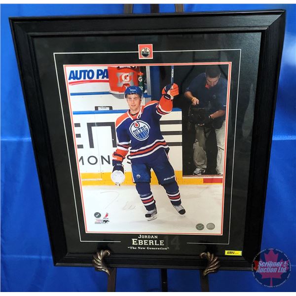 JORDAN EBERLE "The New Generation" Autographed Photographic Print / Pin (COA #NR02090551 : Memory La