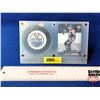 Image 1 : 1999 Upper Deck #6 Wayne Gretzky Oilers Collector Card & Oilers Puck (In Display Case)