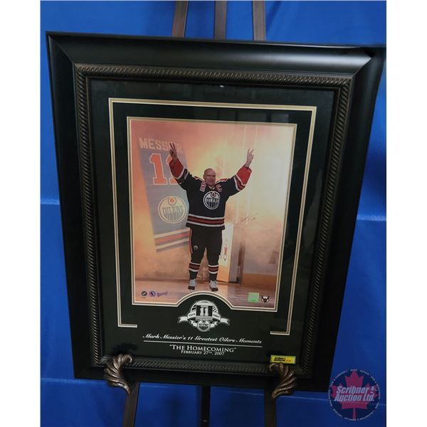 MARK MESSIER "The Homecoming : February 27th, 2007" Signed 11" x 14" Photograph : Limited Edition #6